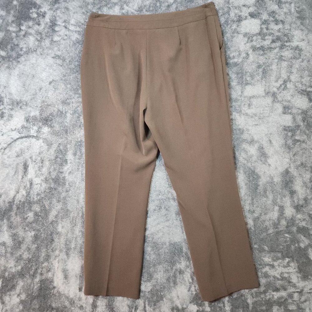 Laura Scott Womens Dress Trouser Pants Size 16 Straight Leg Career Work Formal - Picture 7 of 13